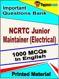 NCRTC Junior Maintainer (Electrical) Test Book in English - Objective MCQ