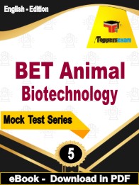 BET Animal Biotechnology Exam  PDF Book In English - Practice Set
