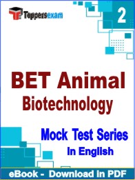 BET Animal Biotechnology Exam PDF Book In English - Question Paper