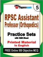 RPSC Assistant Professor (Orthopedics) Book in English - Mock Test / Practice Set
