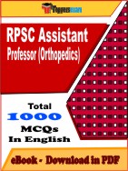 RPSC Assistant Professor (Orthopedics) PDF Book In English - MCQ / Objective Questions