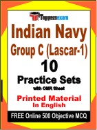 Indian Navy Group C ( Lascar-1 ) Book in English - Practice Set