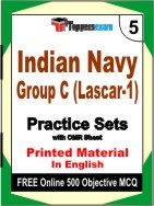 Indian Navy Group C ( Lascar-1 ) Book in English - Mock Test / Practice Set