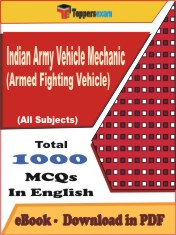 Indian Army Vehicle Mechanic (Armed Fighting Vehicle) PDF Book In English - MCQ / Objective Questions