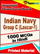 Indian Navy Group C ( Lascar-1 )  Book in Hindi - Objective MCQ