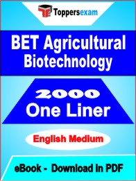BET Agricultural Biotechnology One Liner Book PDF in English