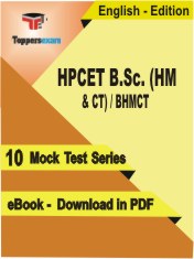 HPCET B.Sc. (HM & CT) / BHMCT PDF Book In English - Mock Test/Practice Set