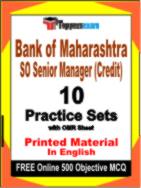 Bank of Maharashtra SO Senior Manager (Credit) Book in English - Practice Set