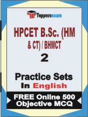 HPCET B.Sc. (HM & CT) / BHMCT Book in English - Question Paper / Practice Set