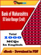 Bank of Maharashtra SO Senior Manager (Credit) PDF Book In English - MCQ / Objective Questions
