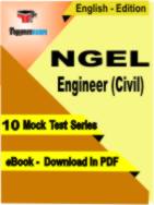 NGEL Engineer (Civil) Test PDF Book In English - Mock Test/Practice Set