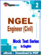 NGEL Engineer (Civil) Test PDF Book In English - Question Paper