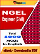 NGEL Engineer (Civil) PDF Book In English - MCQ / Objective Questions