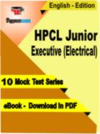 HPCL Junior Executive (Electrical) Test PDF Book In English - Mock Test/Practice Set