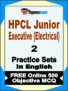 HPCL Junior Executive (Electrical) Book in English - Question Paper / Practice Set