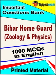 Bihar Home Guard (Zoology & Physics) Test Book in English - Objective MCQ