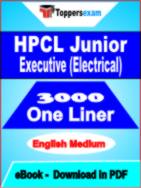 HPCL Junior Executive (Electrical) One Liner Book PDF in English