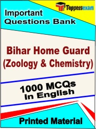 Bihar Home Guard (Zoology & Chemistry) Test Book in English - Objective MCQ
