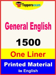 General English One Liner Book in English