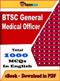 BTSC General Medical Officer PDF Book In English - MCQ / Objective Questions