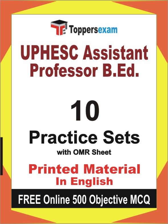 UPHESC Assistant Professor B.Ed. Exam Book in English - Practice Set