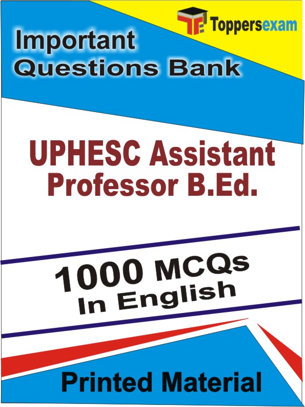 UPHESC Assistant Professor B.Ed. Exam Book in English - Objective MCQ