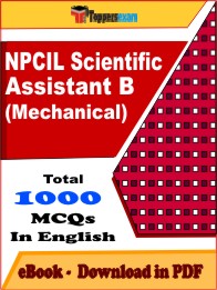 NPCIL Scientific Assistant B (Mechanical) PDF Book In English - MCQ / Objective Questions