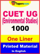 CUET UG (Environmental Studies) One Liner Book in English
