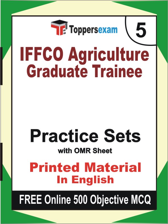 IFFCO Agriculture Graduate Trainee Exam Book in English - Mock Test / Practice Set