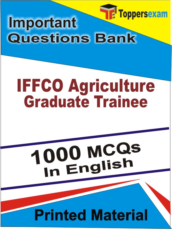 IFFCO Agriculture Graduate Trainee Exam  Book in English - Objective MCQ