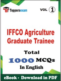 IFFCO Agriculture Graduate Trainee PDF Book In English - MCQ / Objective Questions(VOL.1)