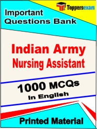 Indian Army Nursing Assistant Exam  Book in English - Objective MCQ