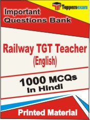 Railway TGT Teacher (English)  Book in Hindi - Objective MCQ