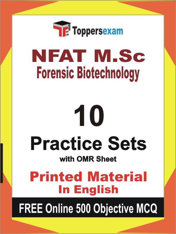 NFAT M.Sc Forensic Biotechnology Exam Book in English - Practice Set