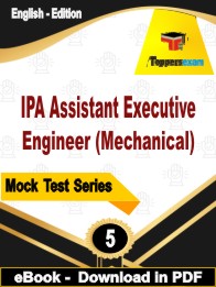 IPA Assistant Executive Engineer (Mechanical) Test PDF Book In English - Practice Set