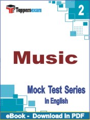 Music PDF Book In English - Question Paper