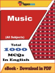 Music PDF Book In English - MCQ / Objective Questions