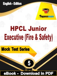 HPCL Junior Executive (Fire & Safety) Test PDF Book In English - Practice Set