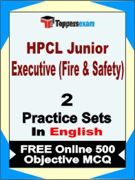 HPCL Junior Executive (Fire & Safety) Test Book in English - Question Paper / Practice Set