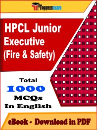HPCL Junior Executive (Fire & Safety) PDF Book In English - MCQ / Objective Questions