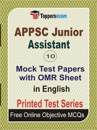 APPSC Junior Assistant Exam Mock Test Papers (Book) in English