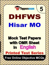 DHFWS Hisar MO Exam Mock Test Papers (Book) in English