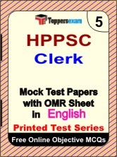 HPPSC Clerk Exam Mock Test Papers (Book) in English