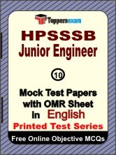 HPSSSB Junior Engineer Exam Mock Test Papers (Book) in English