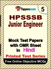 HPSSSB Junior Engineer Exam Mock Test Papers (Book) in Hindi