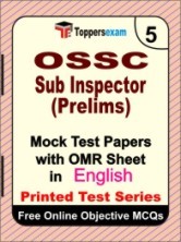 OSSC Sub Inspector (Prelims) Exam Mock Test Papers (Book) in English