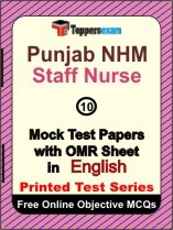 Punjab NHM Staff Nurse Exam Mock Test Papers (Book) in English