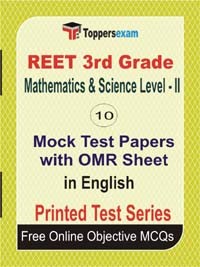REET 3rd Grade Mathematics & Science Exam Mock Test Papers (Book) in English